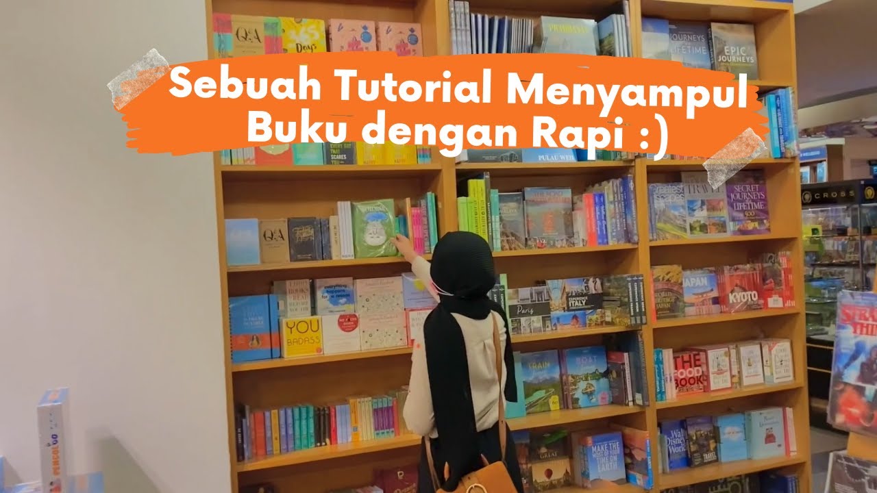 Tutorial Menyampul Buku Rapi Check
